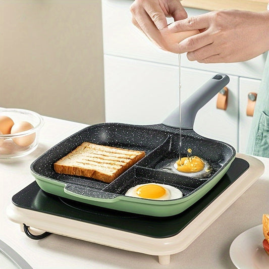 NNETM Griddle Pan Non-Stick Divided Cooking (3-in-1)