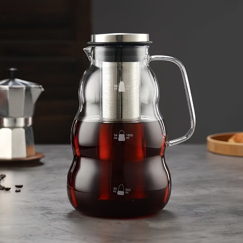 Glass Coffee Maker with Stainless Filter