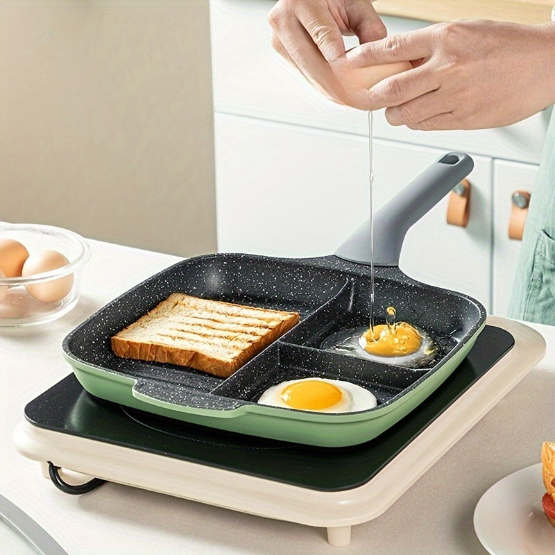 NNETM Griddle Pan Non-Stick Divided Cooking (3-in-1)