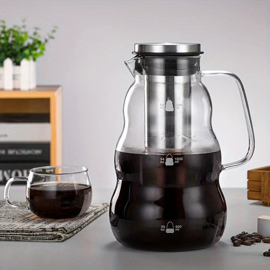 Glass Coffee Maker with Stainless Filter